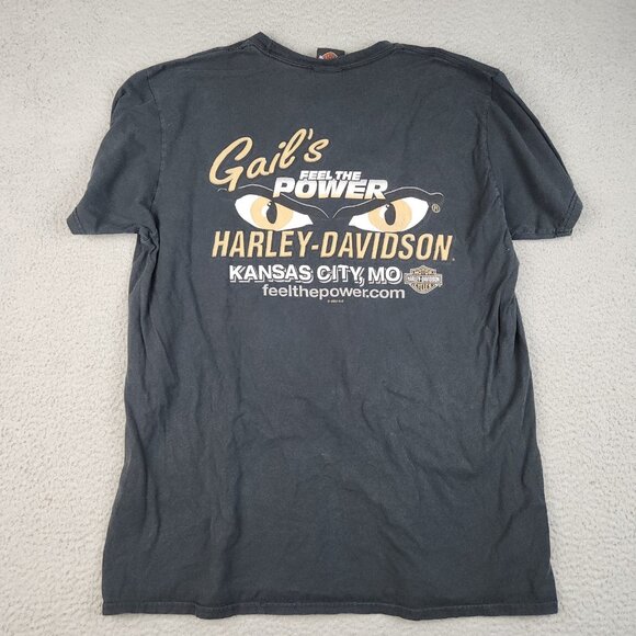 Harley-Davidson Other - Harley Davidson Motorcycle Shirt Extra Large Kansas City MO Gails Feel the Power